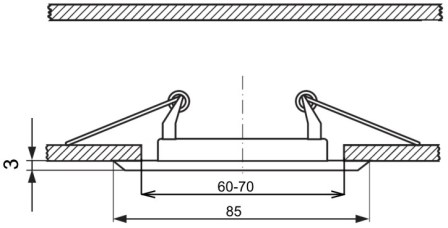 GU10, GU5,3 Einbauleuchten / Anbauleuchten 