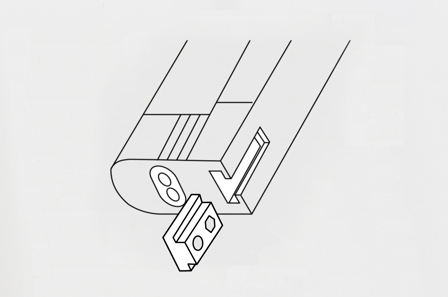 Montageclip 
Fixing bracket